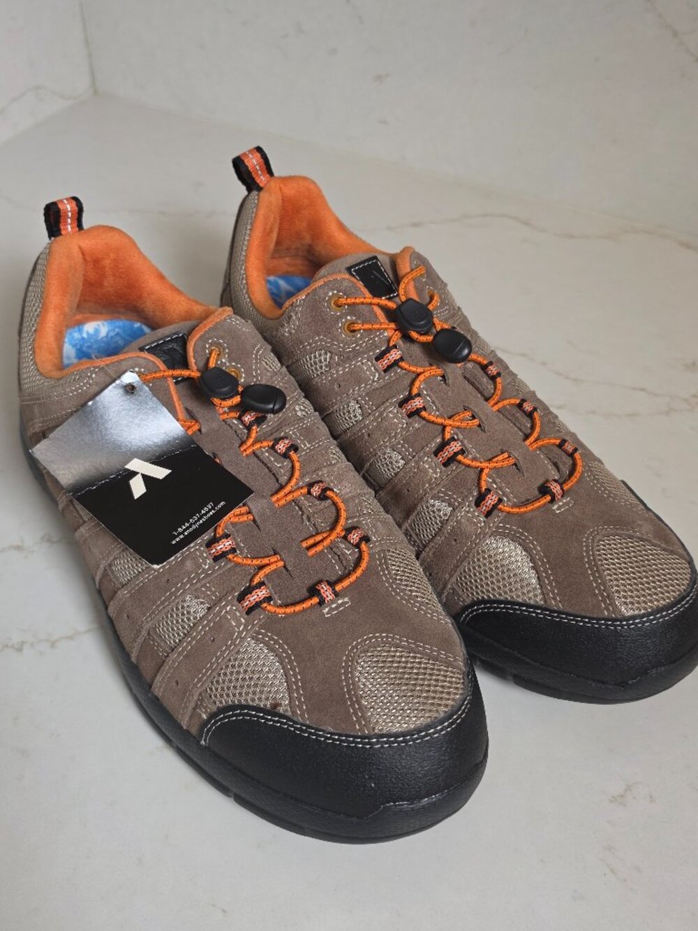 Anodyne No. 44 Trail Explorer Hiking Shoes Brown Orange NWT Size 13M